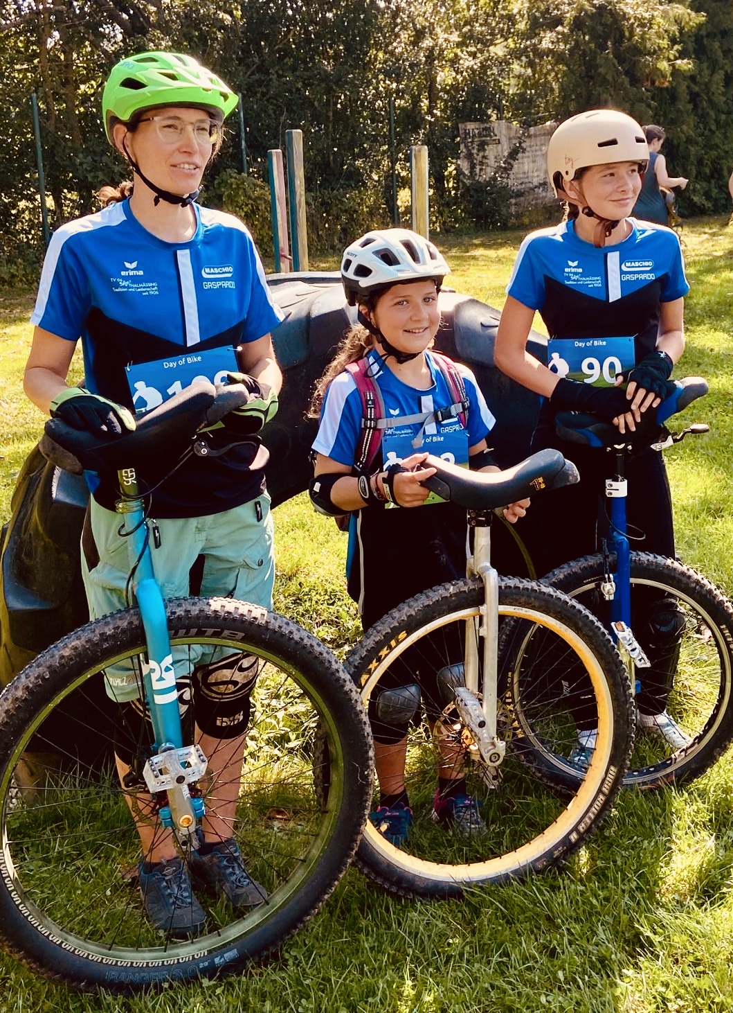 Erfolgreiche Teinahme der Einradabteilung am „Day of Bike“